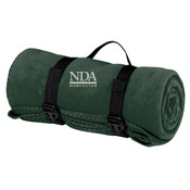Stadium Blanket With Straps, NDA_White