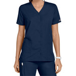 Cherokee Women's Snap Front V-Neck Scrub Top