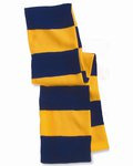 Rugby Striped Knit Scarf