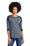 ® Ladies Heritage Blend 3/4 Sleeve Baseball Raglan Tee