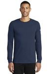 NIKE Dri FIT Cotton/Poly Long Sleeve Tee