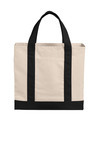 Cotton Canvas Two Tone Tote