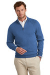 Brooks Brothers Cotton Stretch 1/4 Zip Sweater